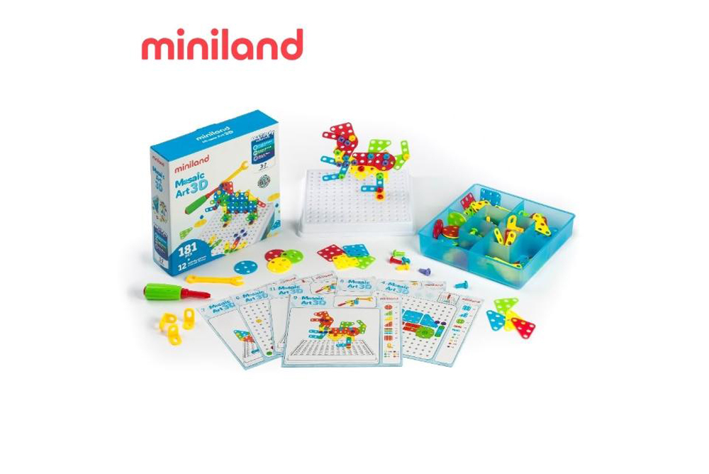 miniland 小手轉轉螺絲拼圖