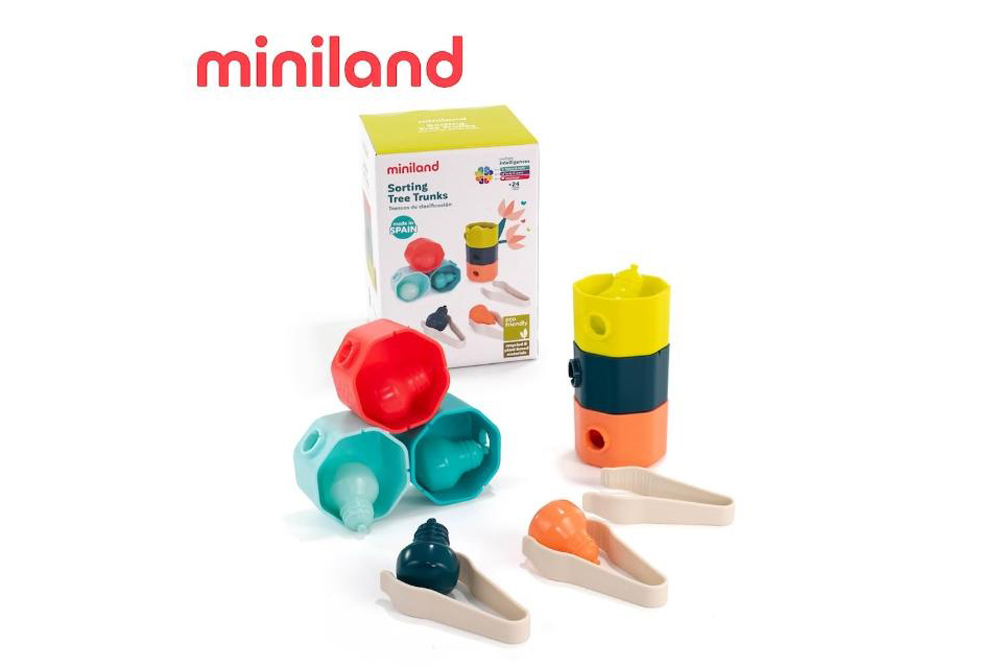 miniland ECO果實樹幹夾夾配對堆疊組