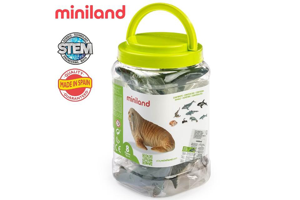 miniland 動物星球8件組-海洋動物
