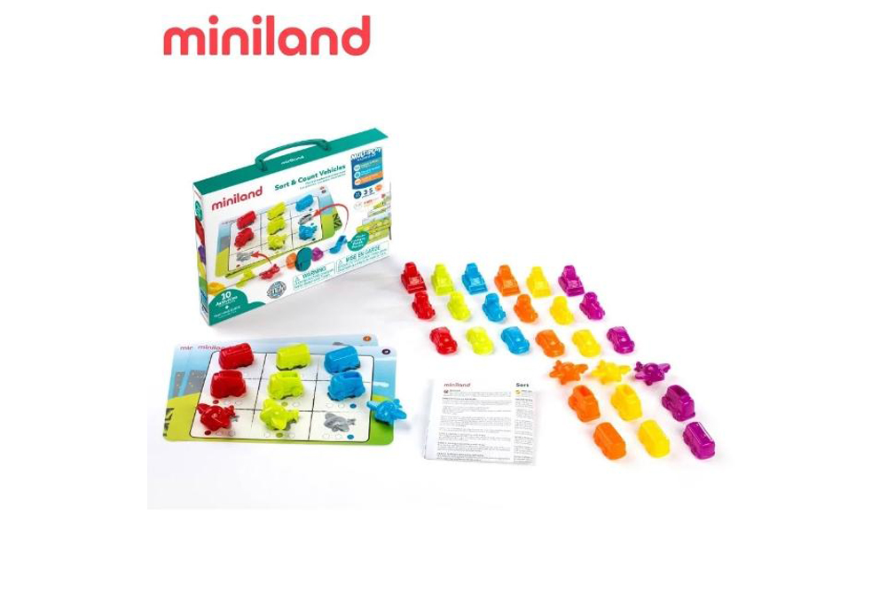 miniland 形數色入門學習組－交通工具